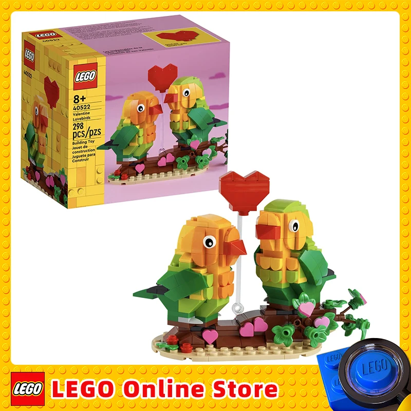 LEGO & Valentine Lovebirds Children Building Blocks Toys for Children\'s Kids Birthday Christmas New Year Gift 40522 (298 Pieces)