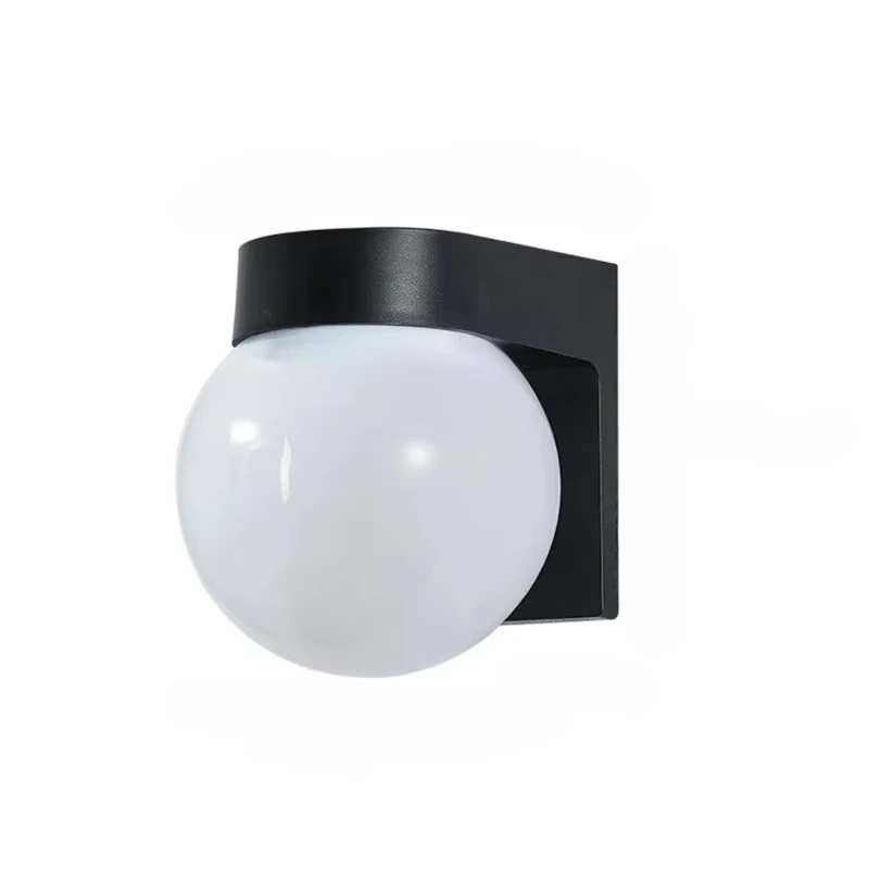 

Surface Mounted Porch Light Balcony Garden AC85-265V LED Outdoor Spherical Wall Lamp Waterproof IP65 No Radar Sensor Lighting