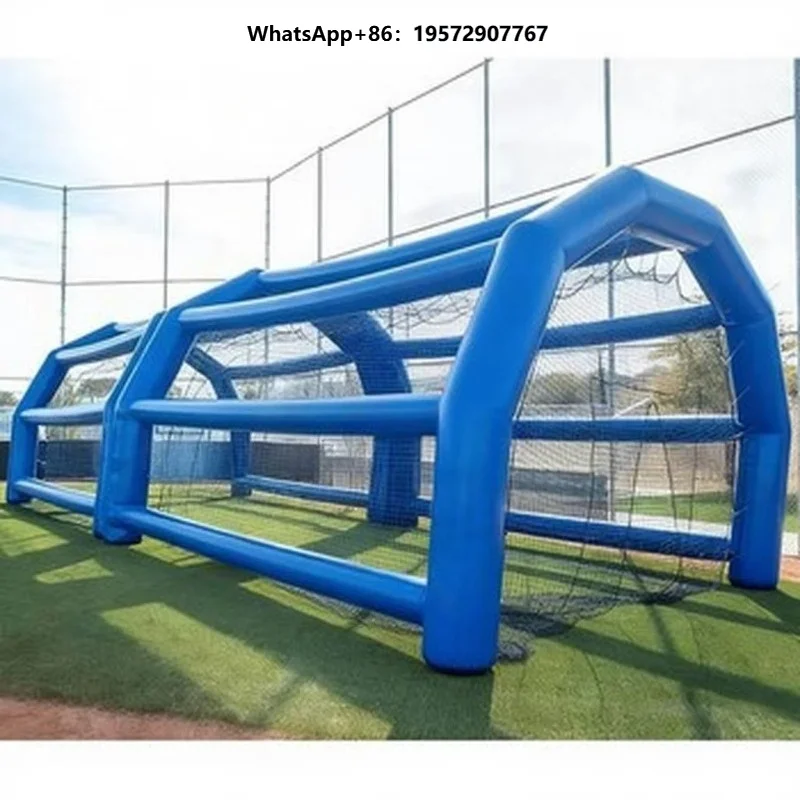 Custom Outdoor Training Inflatable Batting Cage Adult Inflatable Baseball Sports Ball Cage With Net
