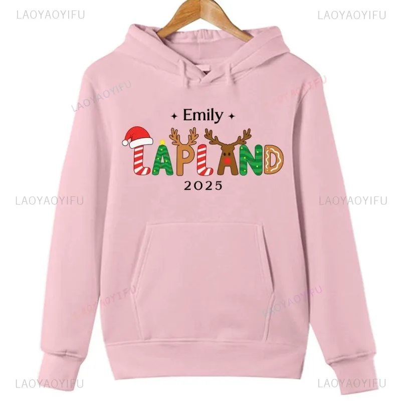 شخصية لابلاند الأسرة عطلة عيد الميلاد هوديي القطب الشمالي سانتا كلوز هدية عيد الميلاد هودي الشباب هوديس محايد معطف بقلنسوة #4