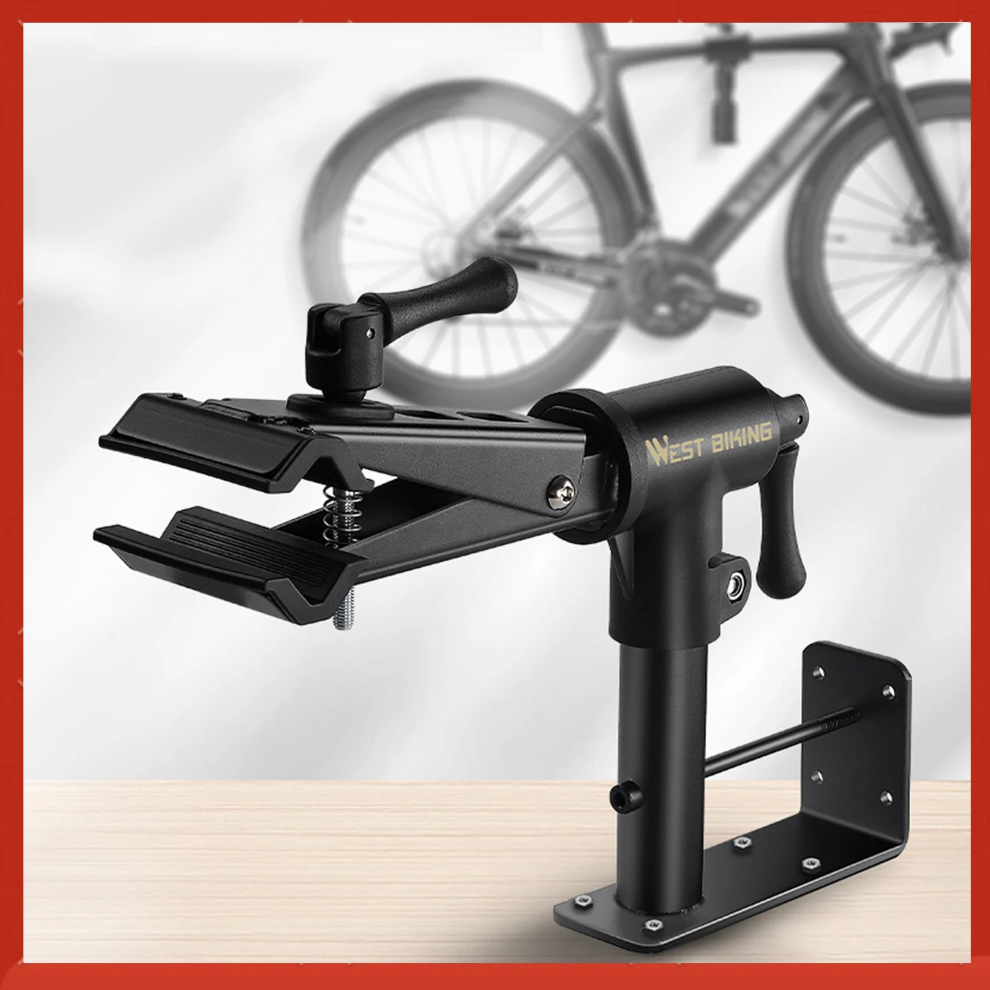 

Bike Table Rack Indoor Mountain Bike Road Bike Maintenance Bracket Wall-Mounted Bicycle Holder Cycle Accessory Bike Hanger
