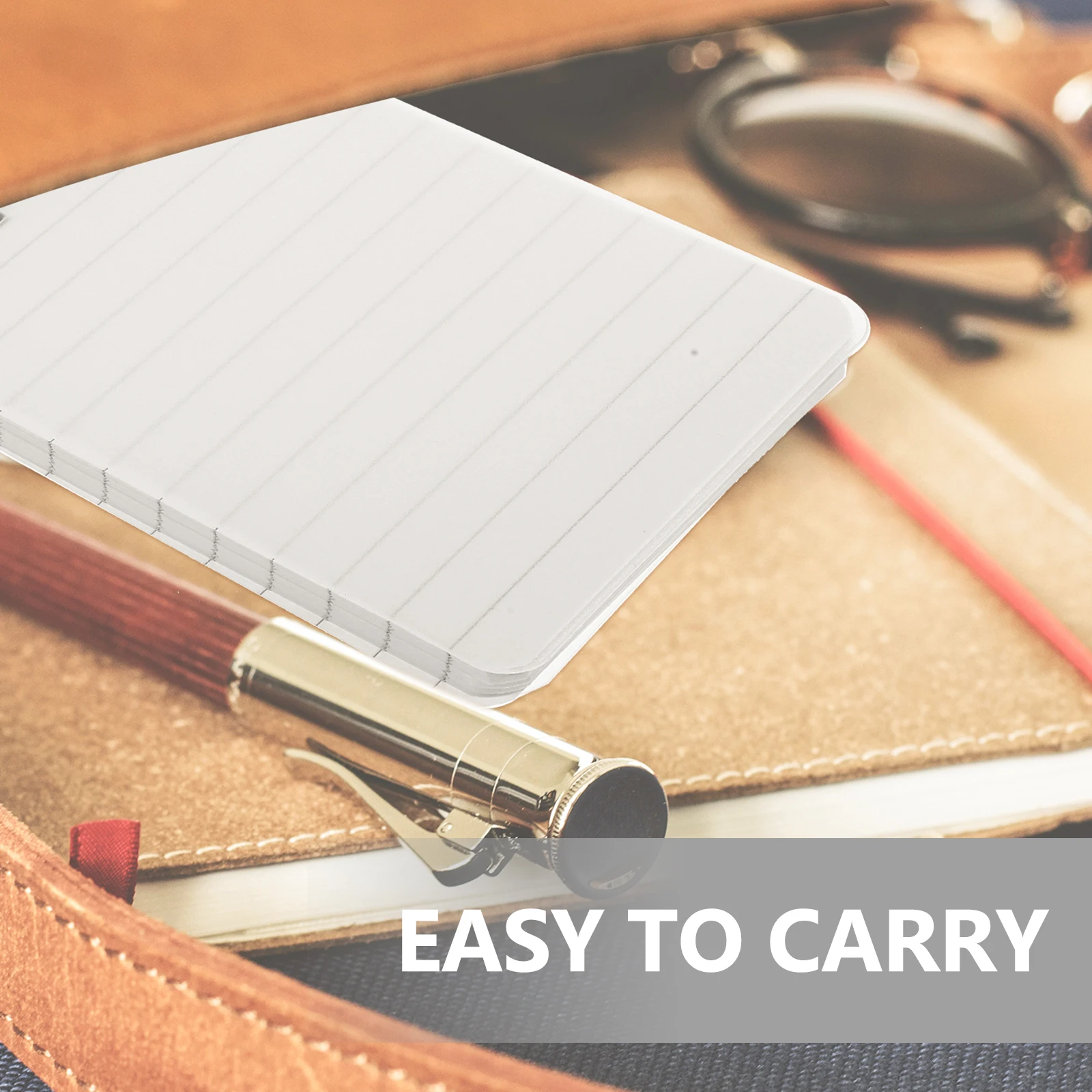 

3pcs Pocket Size White Grid Index Smooth Writing Learning Study Note Cards For Students School Memory Office Practical