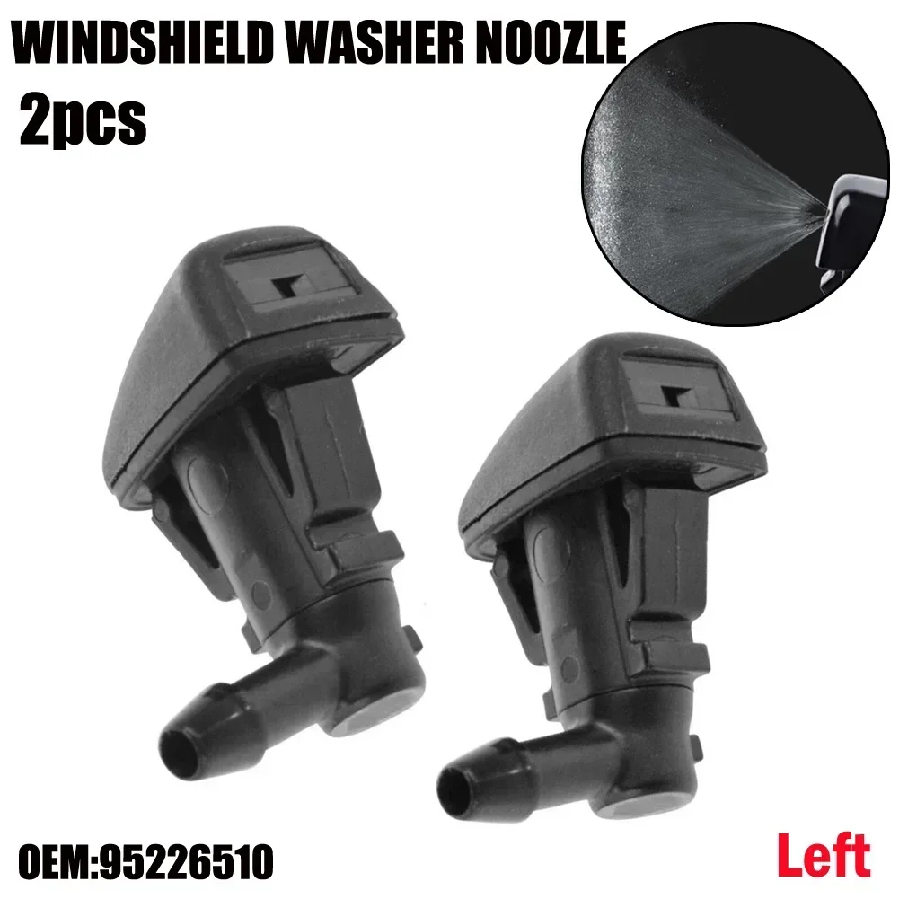 2pc Car Windshield Windscreen Washer Nozzles Fluid Spray Jet Washer Outlet Wiper Nozzle For Chevrolet Cruz 14-15 95226510