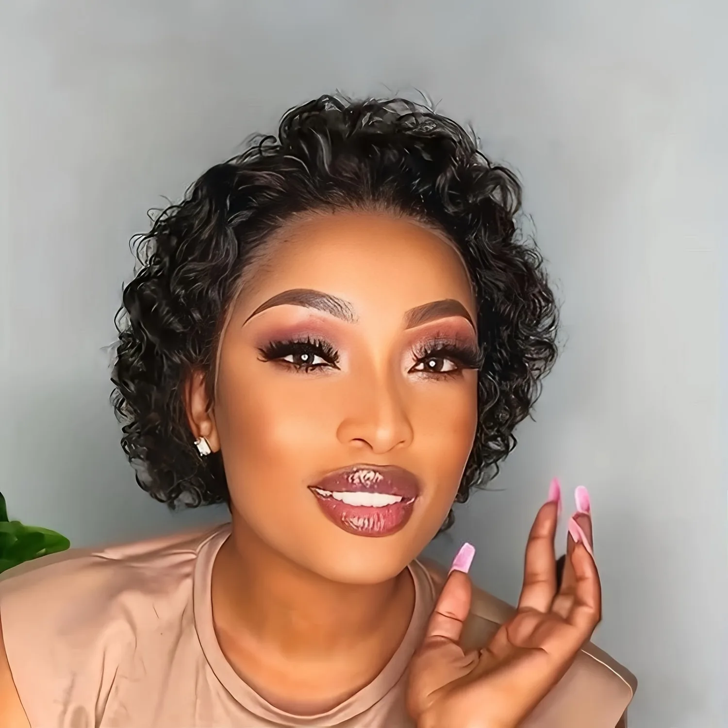 شعر بشري برازيلي 13 × 1 باروكة دانتيل أمامي بكثافة 150%، شعر مستعار بمظهر طبيعي مموج عميق للنساء