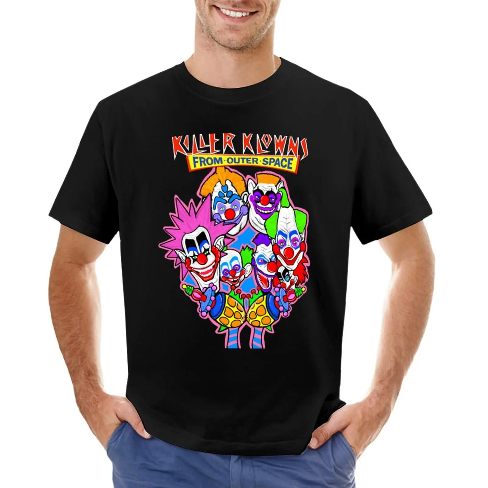 

Killer Klowns from outer space T-Shirt cute clothes Aesthetic clothing summer top T-shirts for men cotton