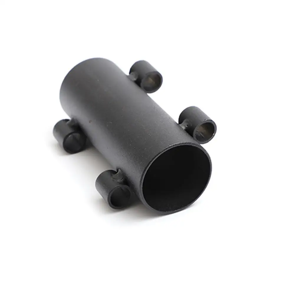 Toldo de acampada al aire libre, poste de tierra, soporte de hierro, clavos de Metal, portátil, reforzado, a prueba de viento, tubo fijo, varilla de