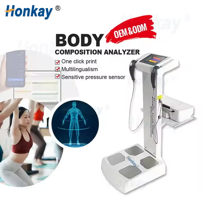 

Body Composition Analyzer Machine Bmi Body Fat Scan Analyzer Measurement Professional Intelligent Scale 25 Datas Element Printer