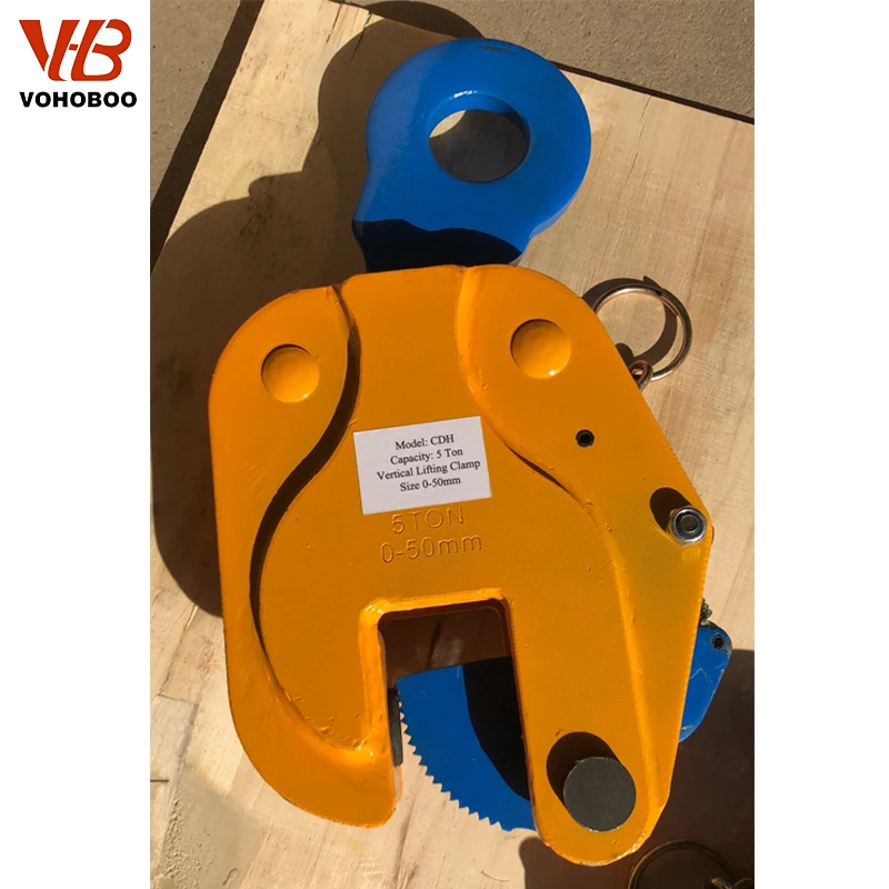 Electric Chain Hoist Parts Vertical Lifting Clamp Horizontal Lift Clamp For Sale