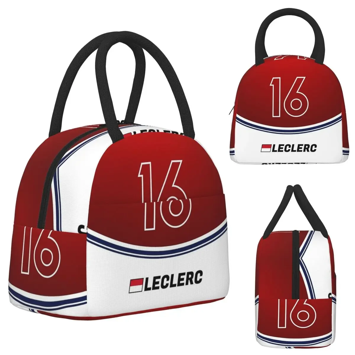 F1 2018 - #16 Leclerc Insulated Lunch Bag for Kids School Cooler Thermal Food Box Tote Leakproof Lunch Boxes Container