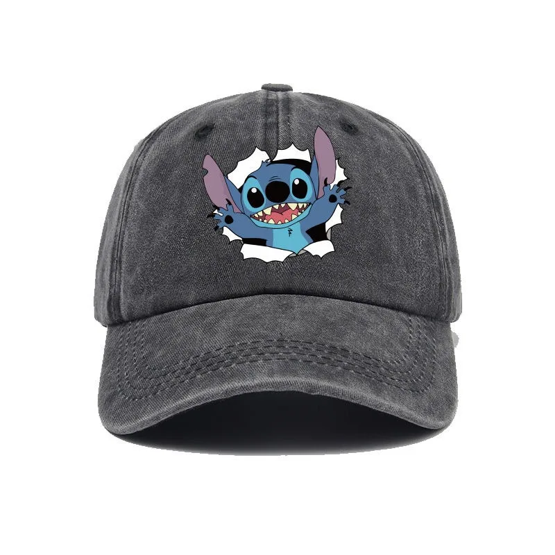 Lilo & Stitch Cartoon Animation Creative Baseball Cap Fashion Personality Casual Outdoor Sun Shade Sun Protection Peaked Cap