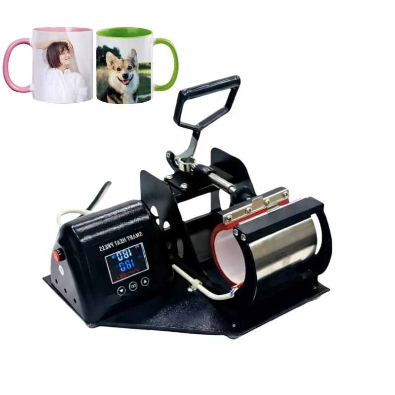 11oz Mug Heat Press Machine Triangle Head Sublimation Cup Printing Machine for DIY Small Business
