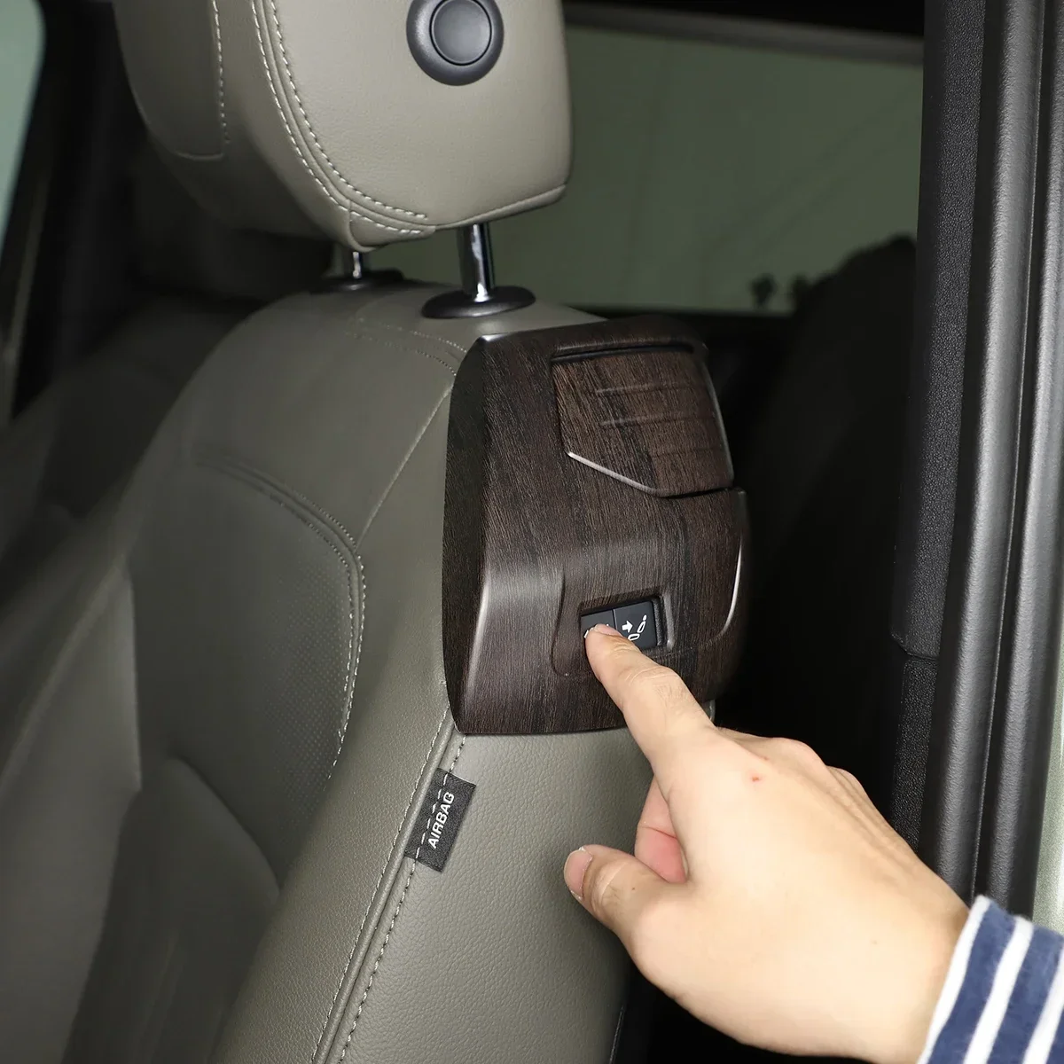 

Interior Car Accessories For Land Rover Defender 90 2020-2024 ABS Carbon Fiber Car Front Seats Overturned Switch Cover Trim