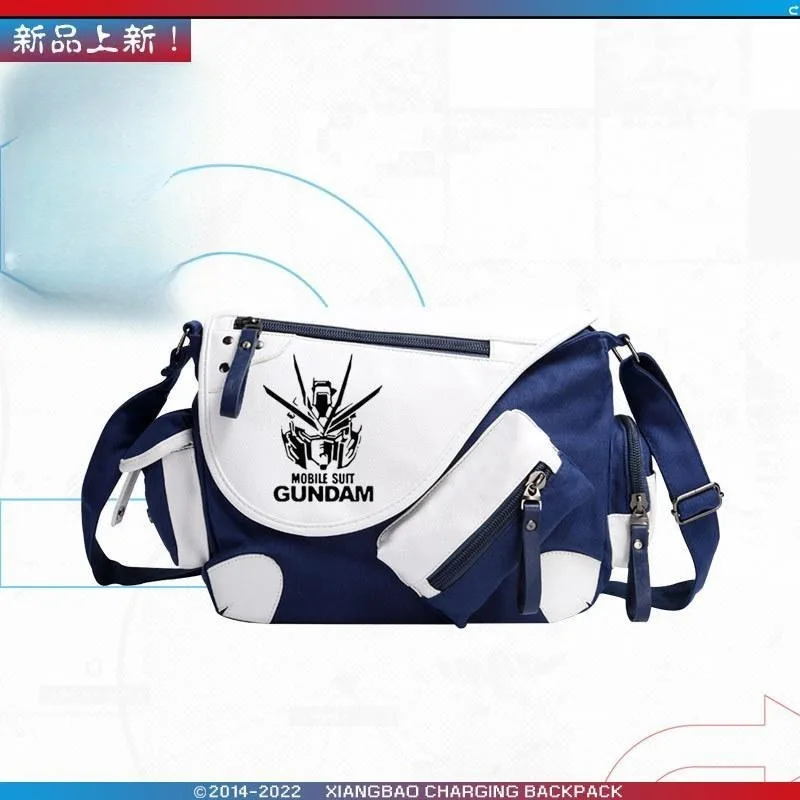 Obile Suit Gundam Anime Randapparatuur Heren en Dames Casual Mode Persoonlijkheid Veelzijdige Student Crossbody Schouderrugzak