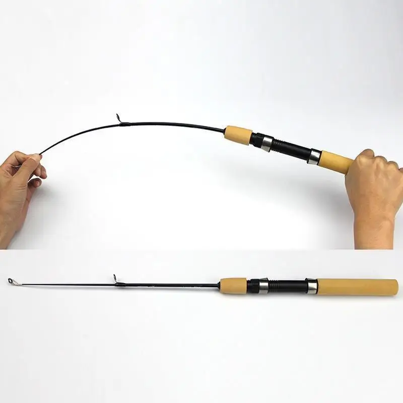 Ultralight Winter Ice Fishing Rod Portable Spinning Casting Ice Winter Fishing Pole Tackle