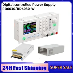 RD RD6030 RD6030W 60V 30A DC Adjustable Step Down Voltage Bench Regulated Power Supply Buck Converter Battery Charging&1500W PSU