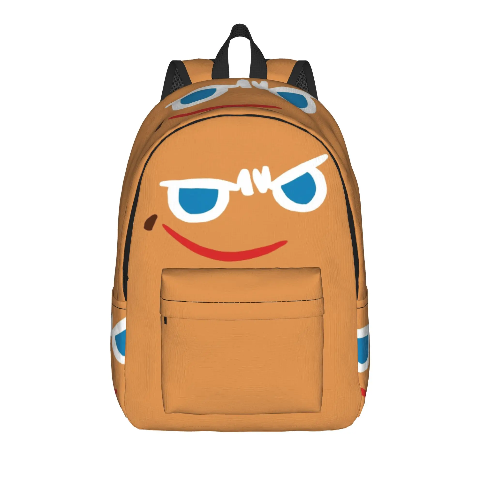 

Gingerbrave Cursed Face Backpack for Men Women Teenage Student Travel Daypack Cookie Run Kingdom Game College Shoulder Bag Sport