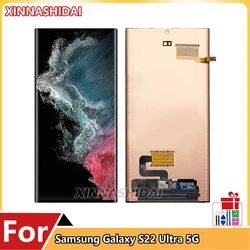 For Samsung S22 Ultra LCD Touch Screen Digitizer For Samsung Galaxy S22 Ultra 5G LCD S908 S908B S908U Super AMOLED Display