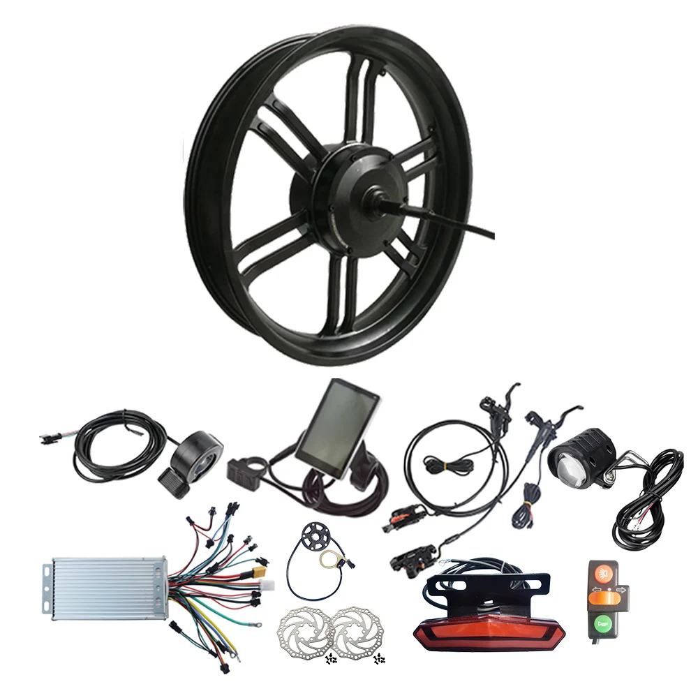 

20x4.0 20 Inch Geared 48V 750W Fat Tire Rear Hub Motor E Electric Bicycle Bike Conversion Kit