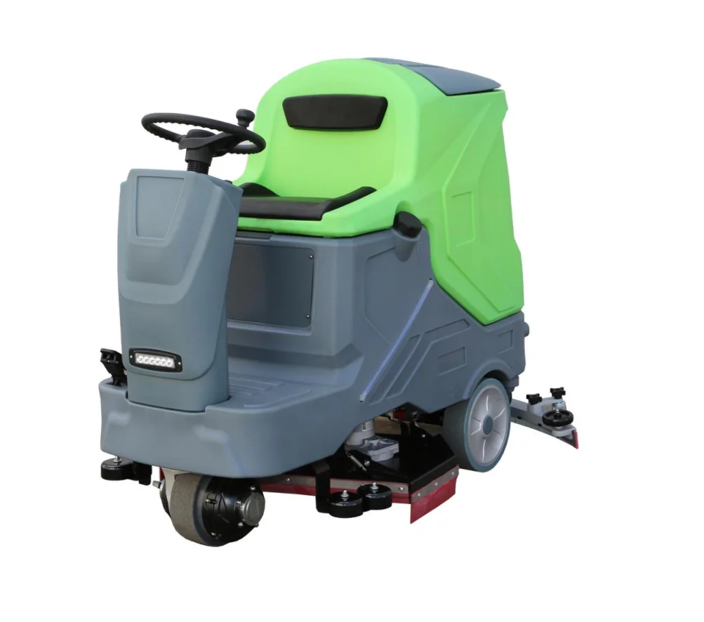 70/90L High Efficiency Electric Ride on Floor Scrubber Cleaning Machine