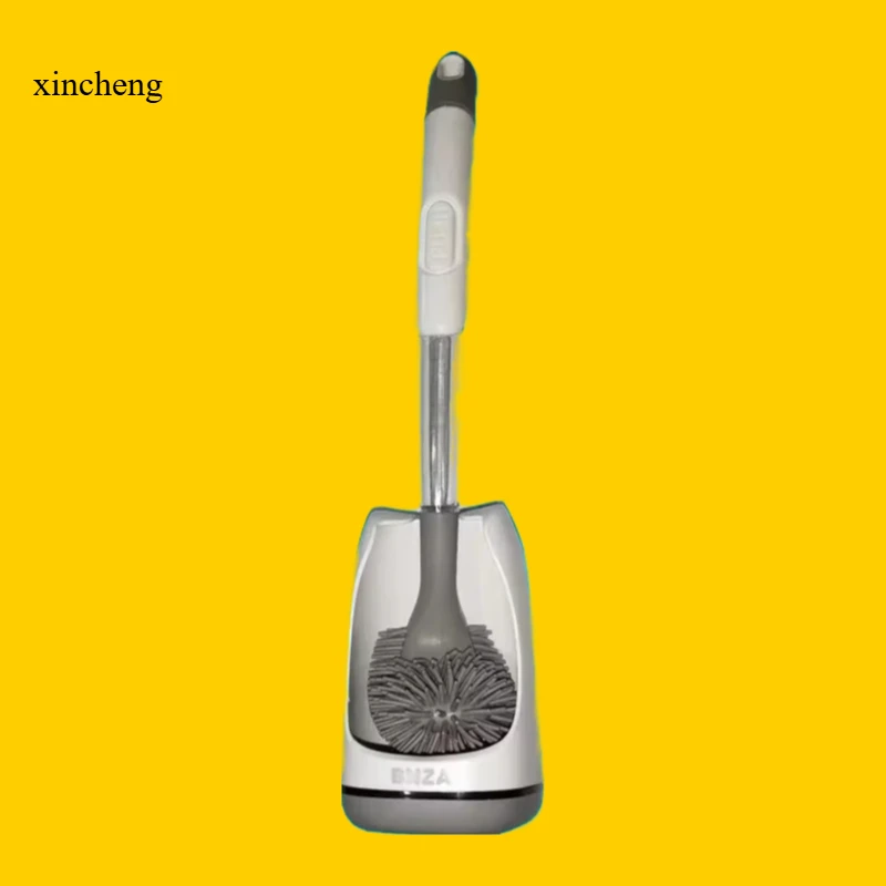 

Innovative Soft Bristle Toilet Brush with Corner Cleaning Design for Household WC Accessories