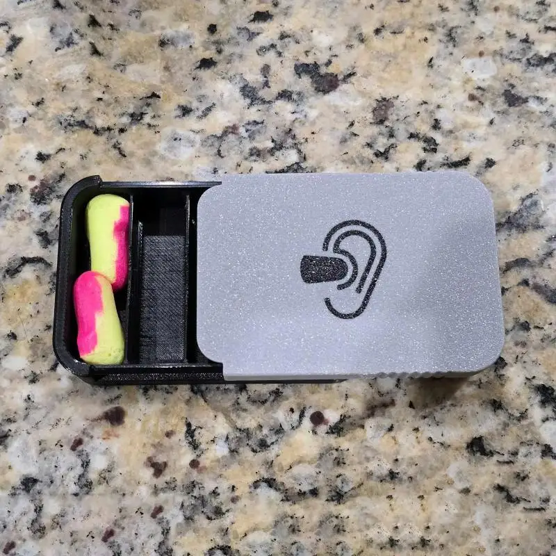 Earplug Storage Box Portable Ear Plug Holder Container For Jewelry Vitamin Earring Pill Small Item For Daily Use