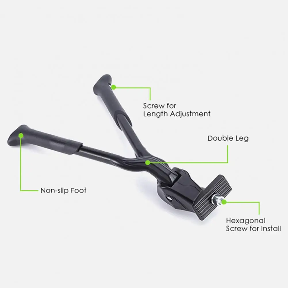Bicycle Stand Double Stand Stainless Steel Adjustable Universal Bipod Bicycle Stand Mountain Bike Footrest Bike Accessories