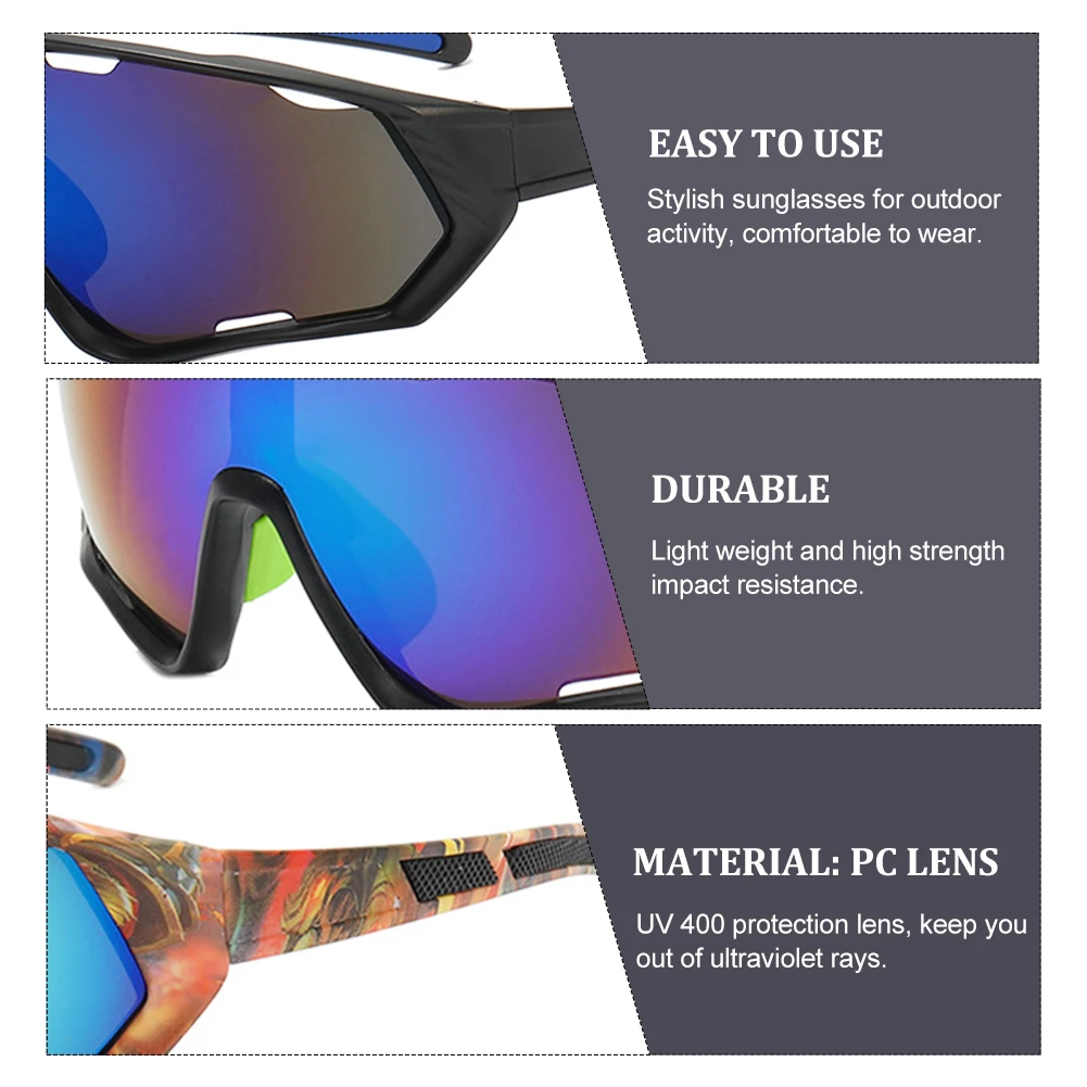 UV400 Sunglasses Outdoor Sport Accessories Men Women\'s MTB Mountain Road Sports Cycling Running Hiking Skiing Fishing Travel