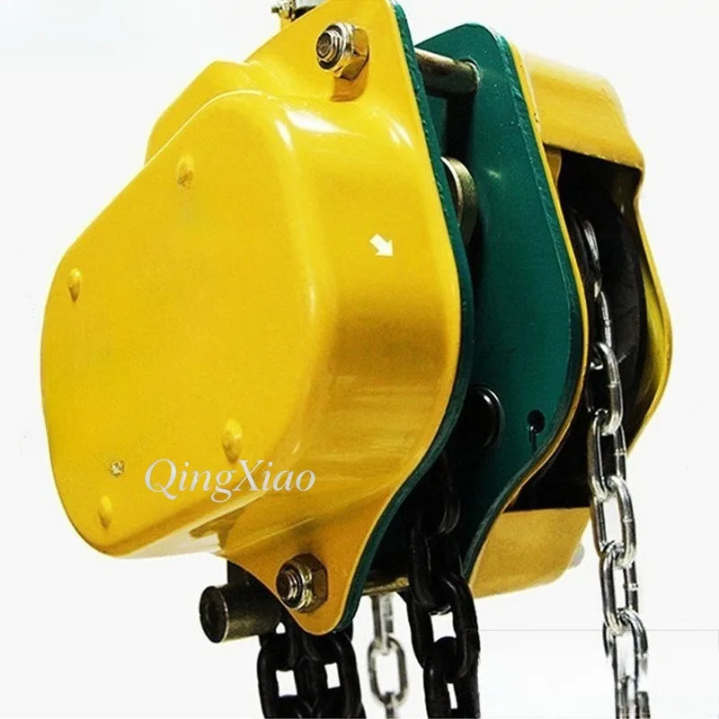 HS-C Triangle Manual Lifting Hoist Hand Pull Chain Block Double Pawl Brake Portable Hand Chain Hoist Heavy Load Industrial - view 2