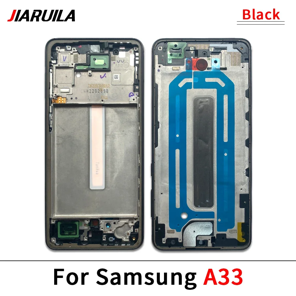 New For Samsung A52S A72 A54 A73 A33 5G A53 A52S Housing Middle Frame Bezel Middle Replacement Parts Middle Frame