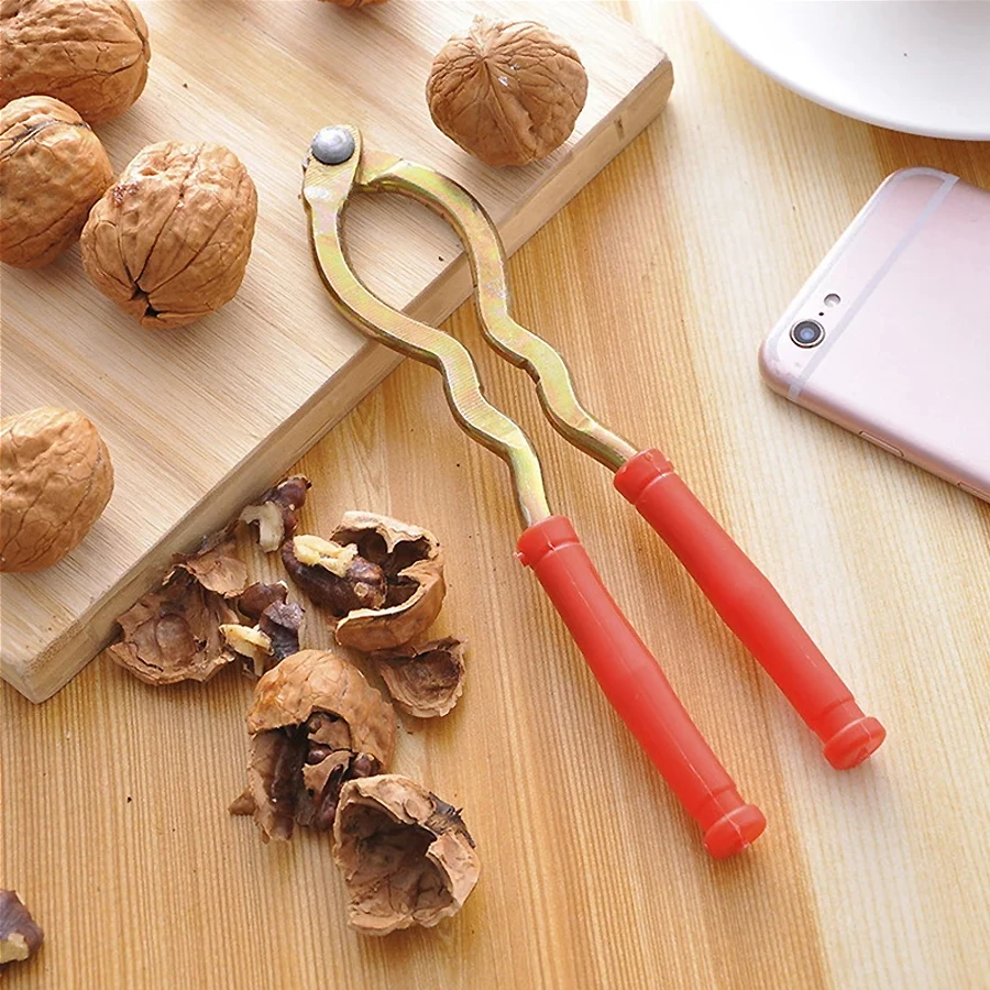 

Heavy Duty Metal Nut Cracker for Walnuts Pecans Hazelnuts, Nut Breaker Clip Opener Kitchen Tool