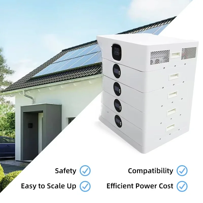 20kwh 50kwh OTA High Power Stackable Energy Storage System LiFePO4 Battery for Solar Systems