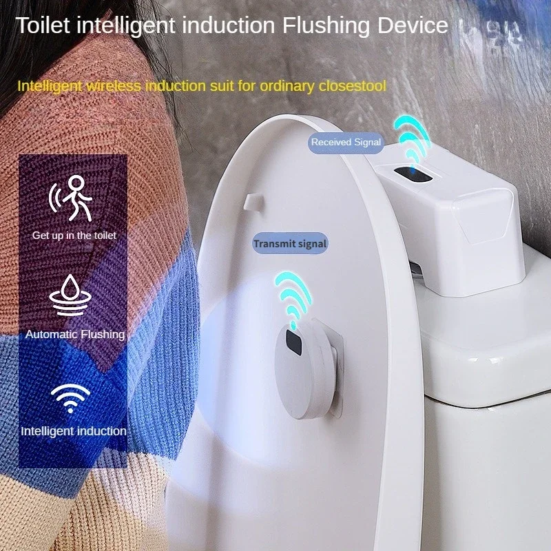 Intelligent Induction Flushing Device for Toilet, Infrared Induction Fully Automatic Flushing Device Accessories