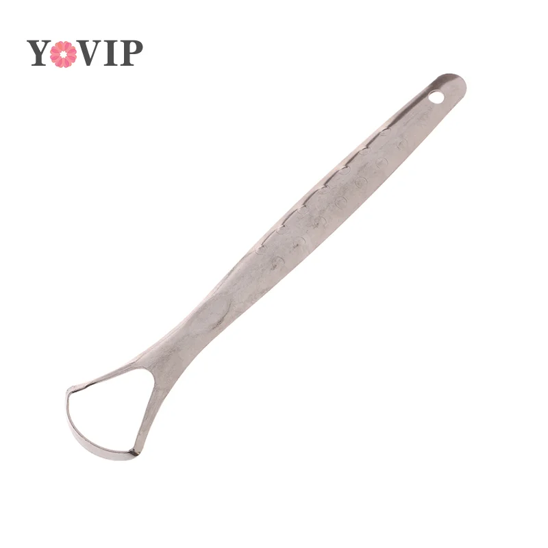 Tongue Scraper Stainless Steel Oral Tongue Cleaner Tool Oral Hygiene Care Tools Professional Reduce Bad Breath Fresh Breath