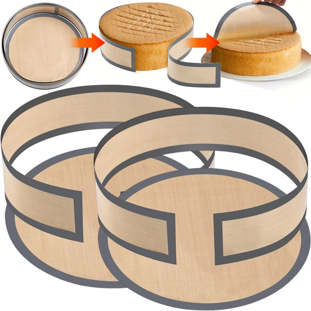 

9-дюймовый набор силиконовых ковриков для выпечки, легко чистящийся антипригарный многофункциональный коврик для выпечки торта, многоразовая форма для выпечки торта, пиццы, кондитерского печенья