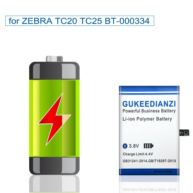 3600mAh BT-000334 BT-000334-01 Industrial Mobile Data Terminal Battery For ZEBRA TC20 TC25 BT-000334 High Capacity