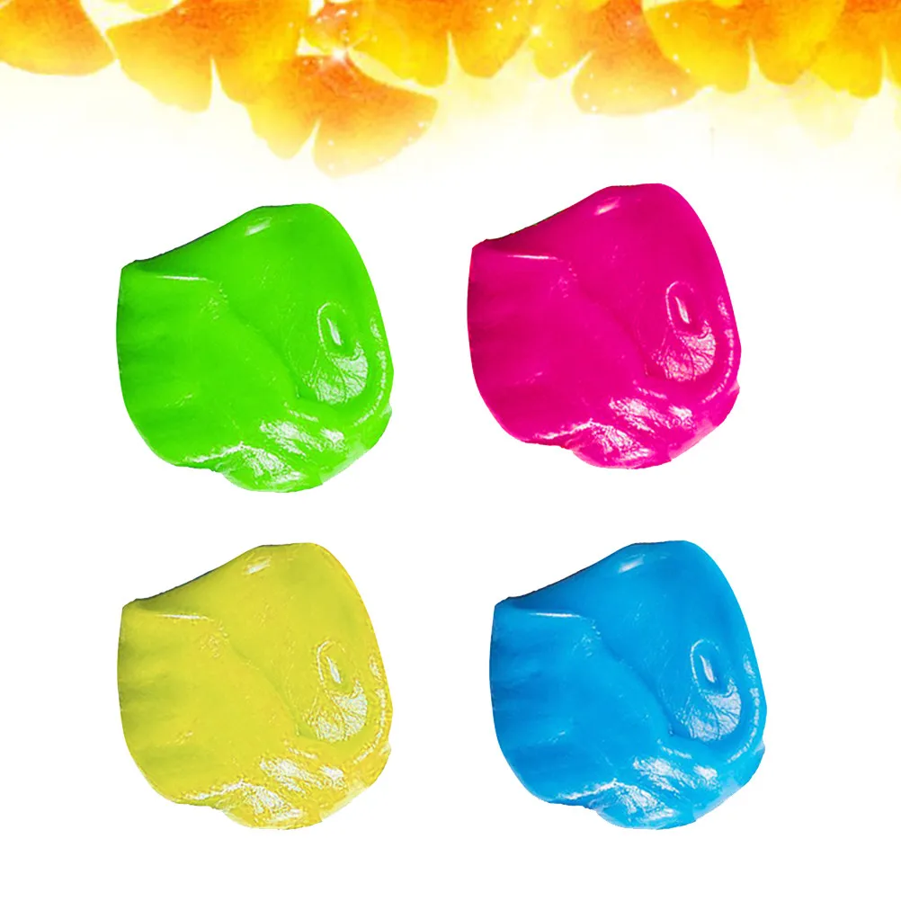 4Packs Keyboard Cleaning Gel Dust Remover for Computer Laptop Keyboard Car Dashboard Air Vent Non Sticky Safe Elastic Cleaning