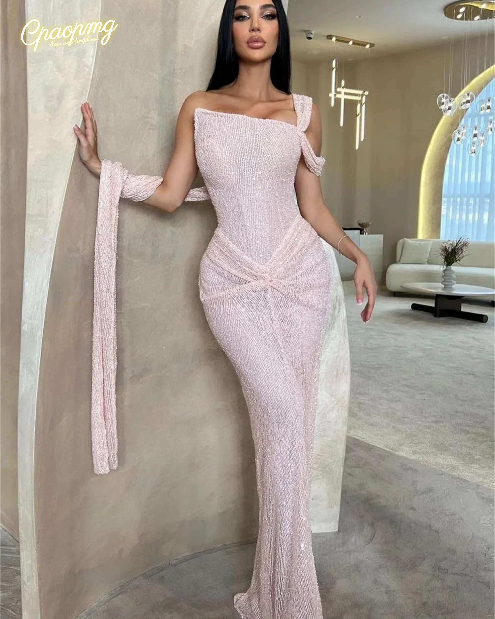 

Розовые платья для выпускного вечера со складками из бисера по индивидуальному заказу, облегающие вечерние платья без бретелек, очаровательные платья длиной до пола, платья de fiesta