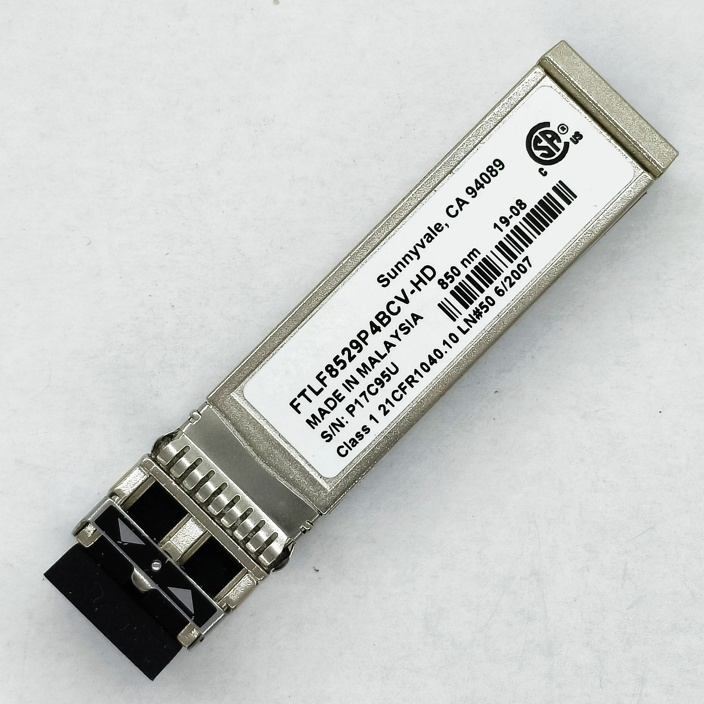 

Genuine For Finisar 16GB 850nm 300m FTLF8529P4BCV-HD FTLF8529P4BCV-QM FTLF8529P4BNV-E5 Refurbished LC SFP+ Module