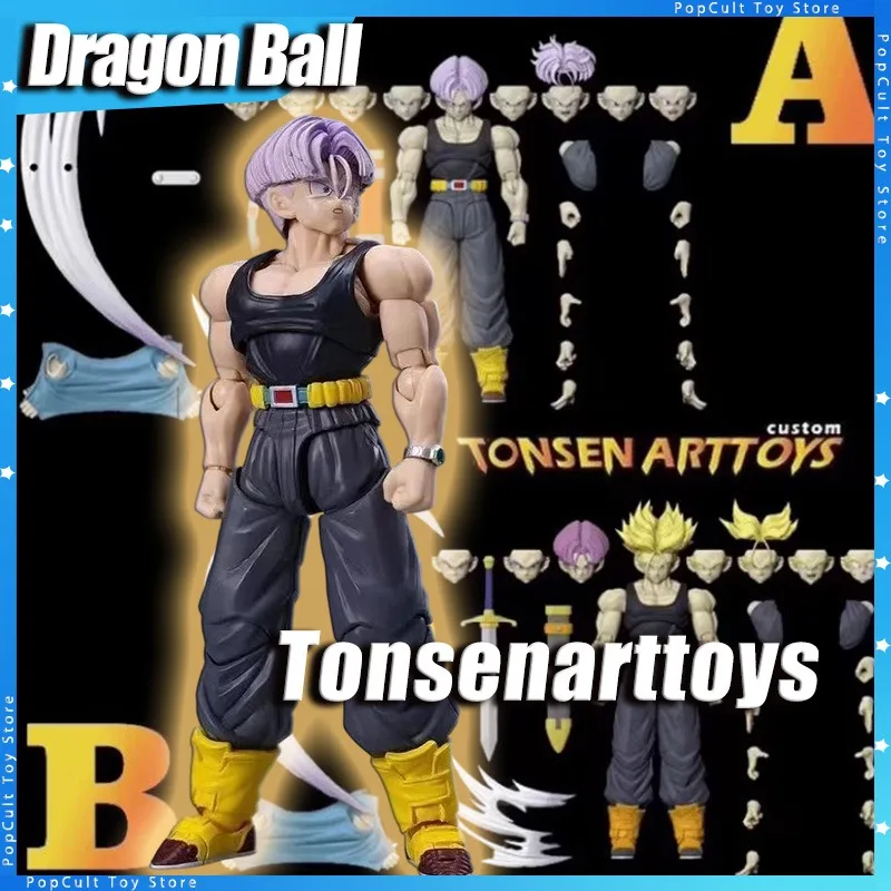 

Tonsenarttoys Tonsen Arttoys Kamione Dragon Ball Z Anime Figure Super Saiyan SSJ SSJ2 Trunks Model 05a05b Action Figure Toy Gift