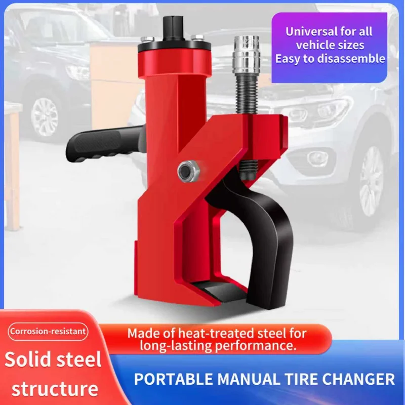 

Manual Tire Press Portable Remover Forklift Simple Changer