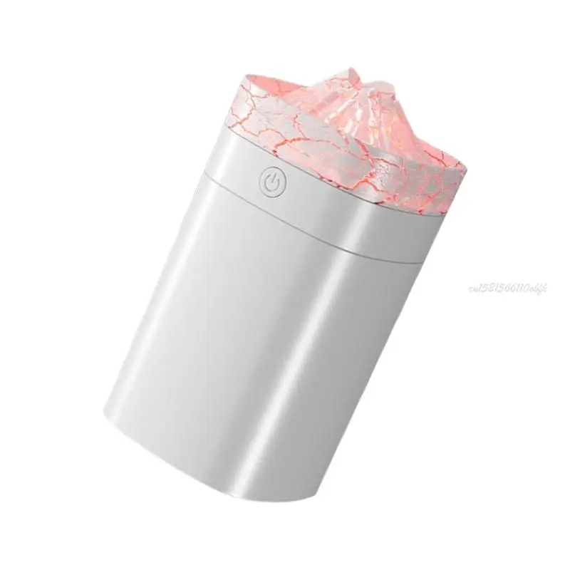 27rb umidificador ar chama colorida com atmosfera Night Light Flame Essential Oil