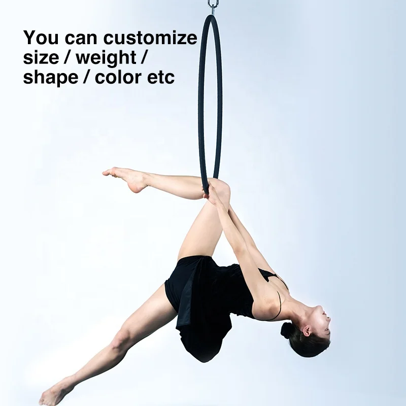 Aerial Yoga Lyra Hoop Ring Set Professional Equipment Fully Strength with Rigging Dancing Pole Customized