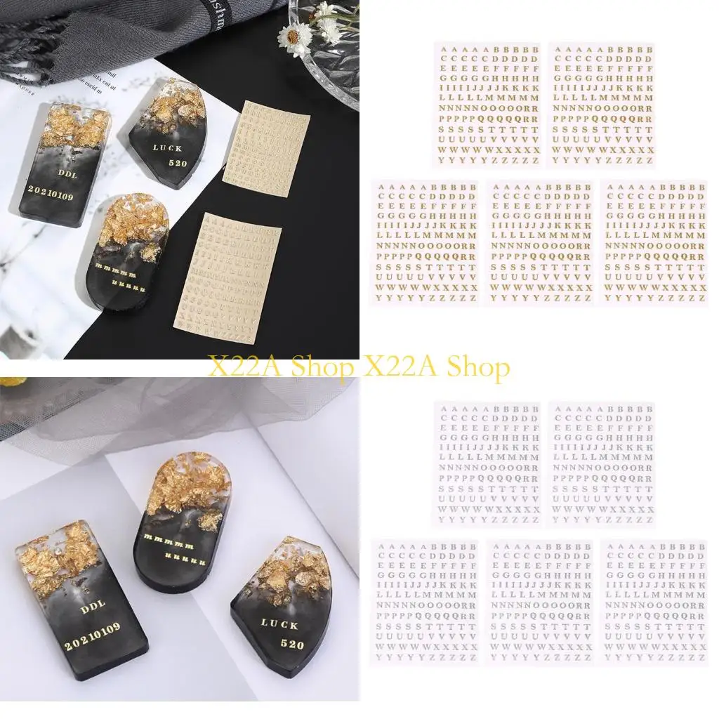 

Уникальные буквы металлические наклейки эпоксидные материалы DIY Art Jewelry Maiting Material