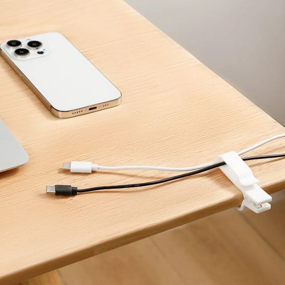3Pcs New Reusable Cable Management Clips Multi-Purpose Durable Wire Holder Organizer Mini Cord Fixed Clips