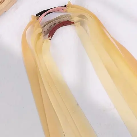 0.65-1.2 مللي متر عالية بسرعة 10 قطعة مقلاع الصيد شريط مطاطي مسطح قوي مرونة عالية في الهواء الطلق المنجنيق اطلاق النار اكسسوارات