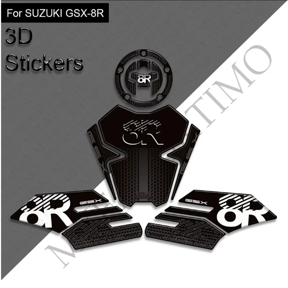 For Suzuki GSX-8R GSX 8R GSX8R Motorcycle Tank Pad Side Grips Gas Fuel Oil Kit Knee Protection Stickers Decals 2024 2025