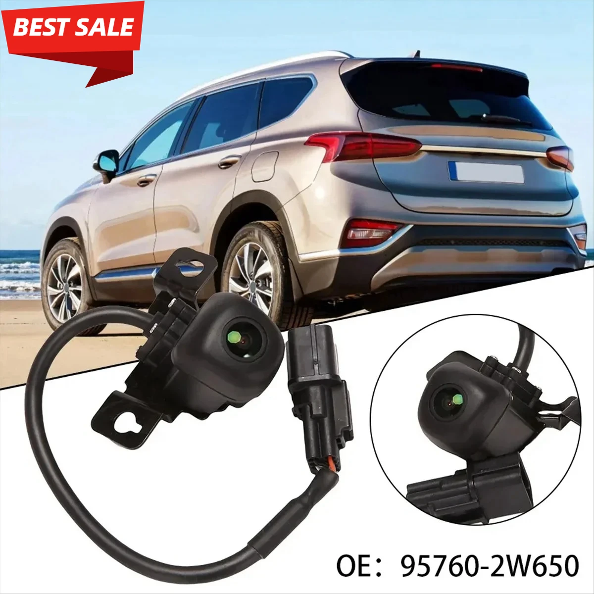 

Car Rear View Camera 957602W650 95760-2W640 for Hyundai Santa Fe 2016-2018 Parking Assist Reverse Camera