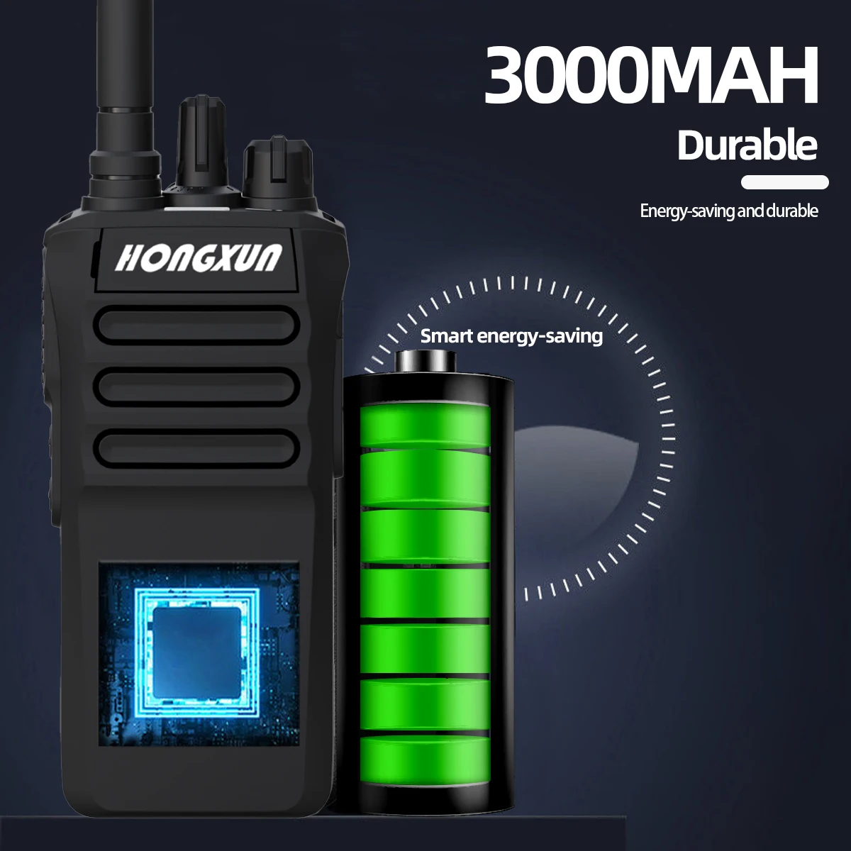 HX-R7A Waterproof Explosion-Proof Wireless Walkie-Talkies with Long-Life 10km Range DMR Type for Car Use 10W Output Power