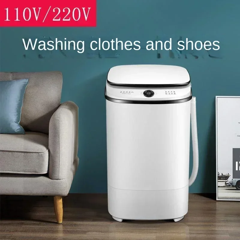 110V/220V Multi-functional Blue Light Shoes Washer, Single Tub Semi-Automatic Washing Machine for Home Use AF