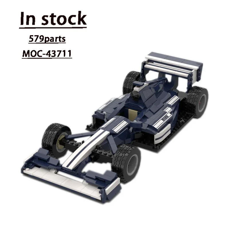 MOC-43711 Formula Car Assembly Splicing Building Blocks Model579Building Blocks Parts Boy Kids Birthday Building Blocks ToyGifts